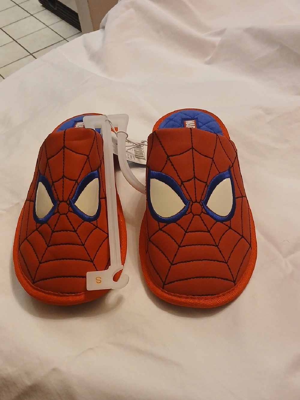 Marvel Spider-Man Red Kids Slippers